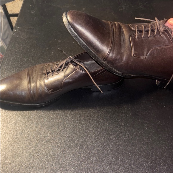 Ralph Lauren Brown Leather (made in Italy) Dress Shoes Sz 11 1/2D